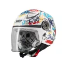 Casca Mt Helmets Lite Crew A5 alb lucios