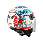 Casca Mt Helmets Lite Crew A5 alb lucios