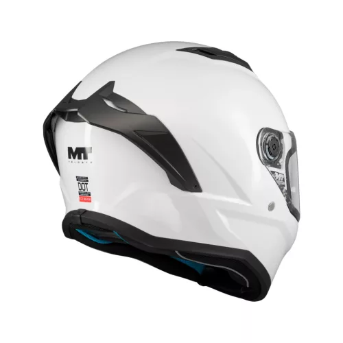 Casca Mt Helmets Stinger 2 Pure A0 alb mt-v-28b