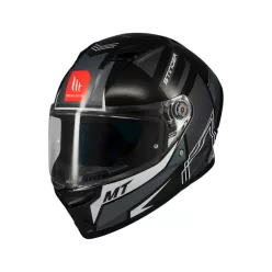 Casca Mt Helmets Stinger 2 Tron B12 negru/gri lucios
