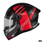 Casca MT Stinger 2 Tron B15 negru/rosu lucios  MT-V-28B - Negru/rosu lucios