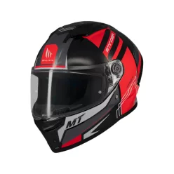 Casca Mt Helmets Stinger 2 Tron B15 negru/rosu lucios