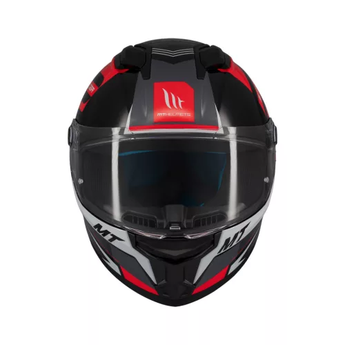 Casca Mt Helmets Stinger 2 Tron B15 negru/rosu lucios