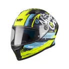 Casca Mt Helmets Stinger 2 Rocket C3 galben mat