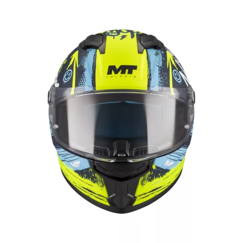 Casca Mt Helmets Stinger 2 Rocket C3 galben mat