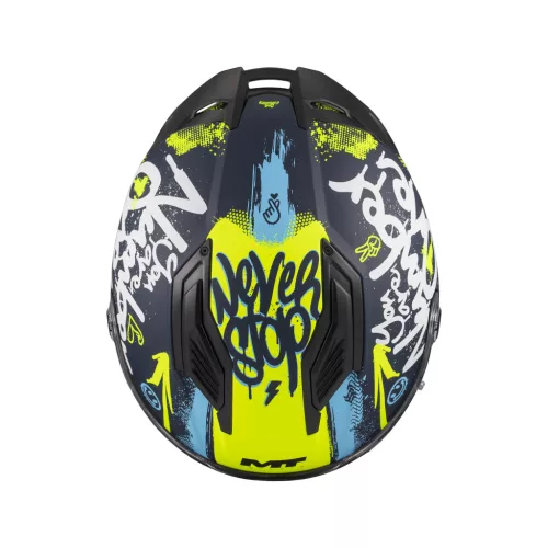 Casca Mt Helmets Stinger 2 Rocket C3 galben mat