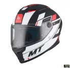 Casca Mt Helmets Stinger 2 Zivze B5 negru/alb/rosu mat