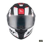 Casca Mt Helmets Stinger 2 Zivze B5 Negru/Alb/Rosu Mat