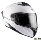 Casca Mt Helmets Atom 2 SV A0 alb lucios Pinlock Ready