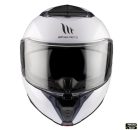 Casca Mt Helmets Atom 2 Sv A0 Alb Lucios