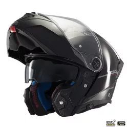 Casca Mt Helmets Atom 2 SV A1 negru lucios Pinlock Ready