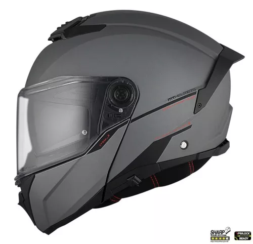 Casca Mt Helmets Atom 2 SV A2 titanium mat Pinlock Ready