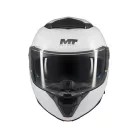 Casca Mt Helmets Atom 2 SV Pure A0 alb lucios
