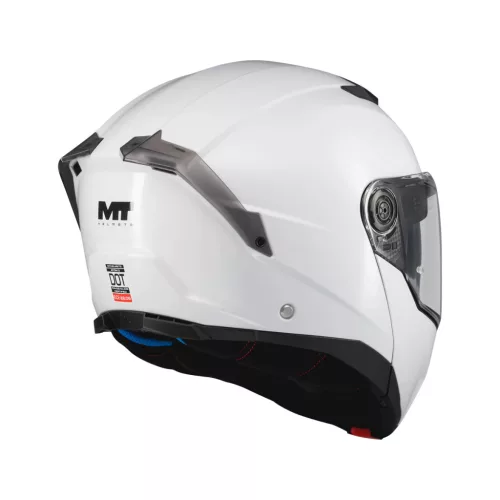 Casca Mt Helmets Atom 2 SV Pure A0 alb lucios