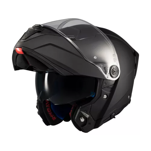 Casca Mt Helmets Atom 2 SV Pure A1 negru mat Pinlock inclus