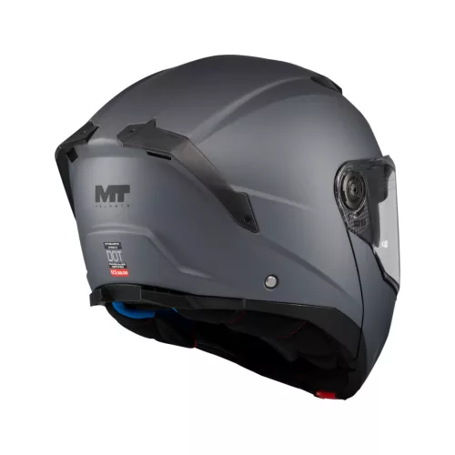 Casca Mt Helmets Atom 2 SV Pure A2 titanium mat Pinlock inclus