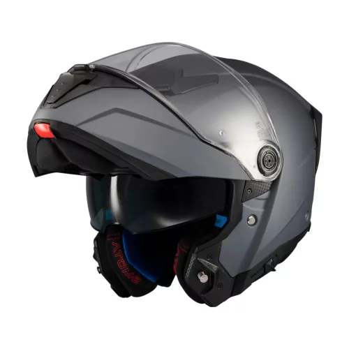 Casca Mt Helmets Atom 2 SV Pure A2 titanium mat Pinlock inclus