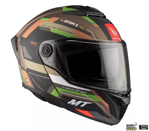 Casca Mt Helmets Atom 2 SV Bast A6 military Pinlock Ready