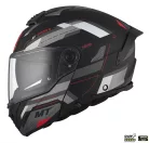 Casca Mt Helmets Atom 2 SV Bast D5 negru/gri mat Pinlock Ready