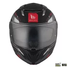 Casca Mt Helmets Atom 2 SV Bast D5 negru/gri mat Pinlock Ready