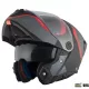 Casca Mt Helmets Atom 2 SV Emalla B15 gri/rosu mat Pinlock Ready