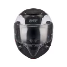Casca Mt Helmets Atom 2 SV Highlands A7 albastru/alb/roșu Pinlock inclus