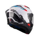 Casca Mt Helmets Atom 2 SV Highlands A7 albastru/alb/roșu Pinlock inclus