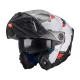 Casca Mt Helmets Atom 2 SV Highlands C2 negru lucios/gri/alb Pinlock inclus