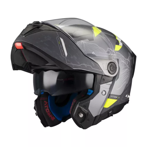 Casca Mt Helmets Atom 2 SV Highlands E2 gri mat