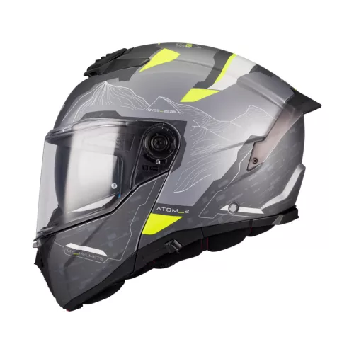 Casca Mt Helmets Atom 2 SV Highlands E2 gri mat