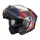Casca Mt Helmets Atom 2 SV Dexter B15 rosu/albastru lucios