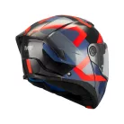 Casca Mt Helmets Atom 2 SV Dexter B15 rosu/albastru lucios