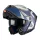 Casca Mt Helmets Atom 2 SV Dexter C2 albastru mat/gri Pinlock inclus