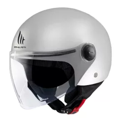 Casca Mt Helmets Street S A0 alb lucios