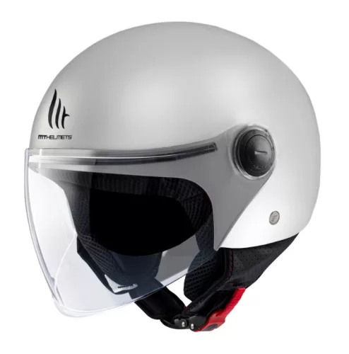Casca Mt Helmets Street S A0 alb lucios