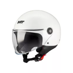 Casca Mt Helmets Street S A0 alb lucios