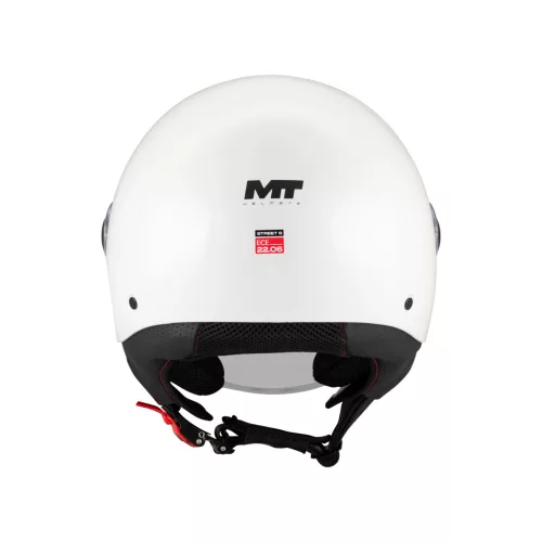 Casca Mt Helmets Street S A0 alb lucios
