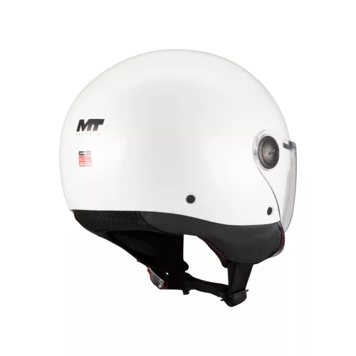 Casca Mt Helmets Street S A0 alb lucios