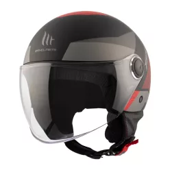 Casca Mt Helmets Street S Poke B5 rosu mat