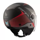 Casca Mt Helmets Street S Poke B5 rosu mat