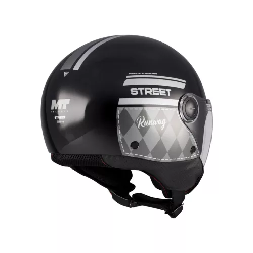 Casca Mt Helmets Street S Runway B2 lucios