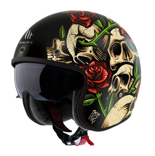 Casca Mt Helmets Le Mans 2 S SV Breakout B9 rosu lucios - omologare noua ECE 22.06 - Rosu lucios