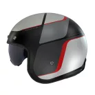 Casca Mt Helmets Le Mans 2 S SV Luther B15 rosu/gri mat