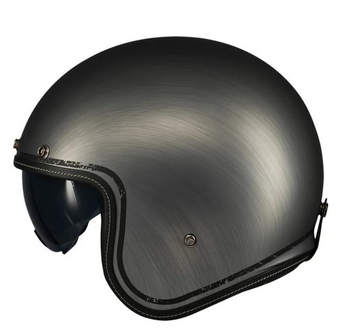 Casca Mt Helmets Le Mans 2 S SV Scratched Chrome A2 gri mat - omologare noua ECE 22.06 - Gri mat