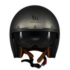 Casca Mt Helmets Le Mans 2 S SV Scratched Chrome A2 gri mat - omologare noua ECE 22.06 - Gri mat