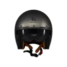 Casca Mt Helmets Le Mans 2 S SV Scratched Chrome A2 gri mat