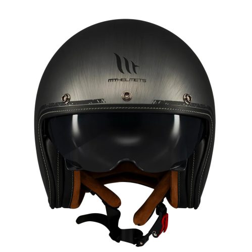 Casca Mt Helmets Le Mans 2 S SV Scratched Chrome A2 gri mat - omologare noua ECE 22.06 - Gri mat