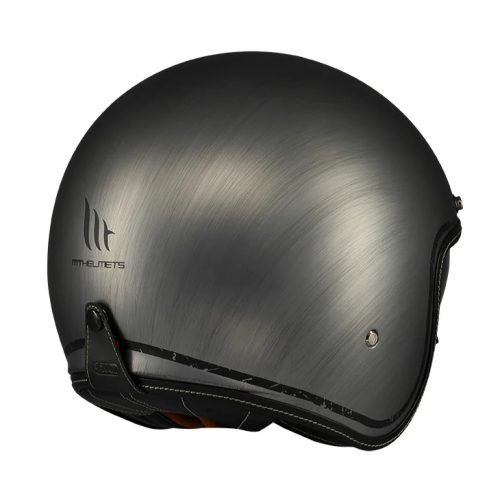 Casca Mt Helmets Le Mans 2 S SV Scratched Chrome A2 gri mat - omologare noua ECE 22.06 - Gri mat