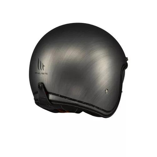 Casca Mt Helmets Le Mans 2 S SV Scratched Chrome A2 gri mat