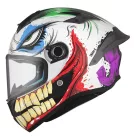 Casca Mt Helmets Targo S Joke A5 alb lucios